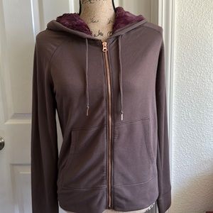 Rachel Roy | Faux Fur Lining Hoodie | Large